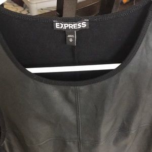 Express Dresses - XS Express faux leather dress Express Dresses - XS Express faux leather dress